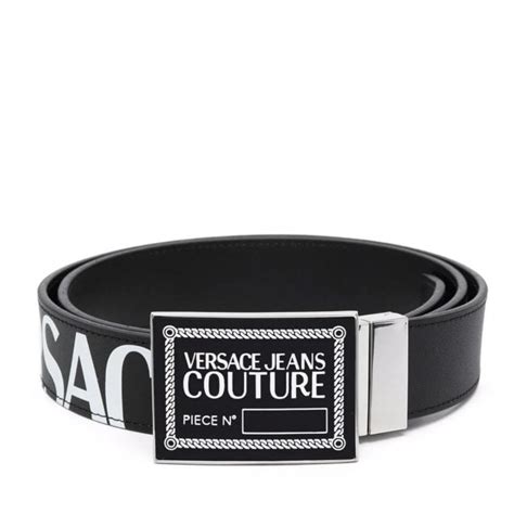 versace belt black buckle|versace jeans couture belt men's.